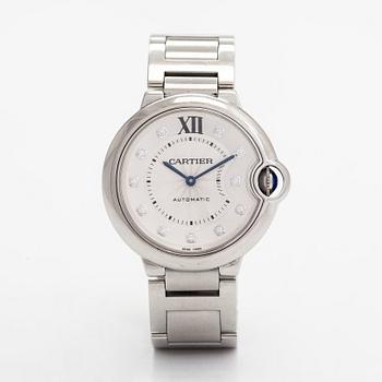 Cartier, Ballon Bleu de Cartier, wristwatch, 36 mm.