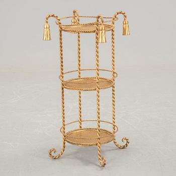 A bronzed metal pedestal probably Italy 1970s.