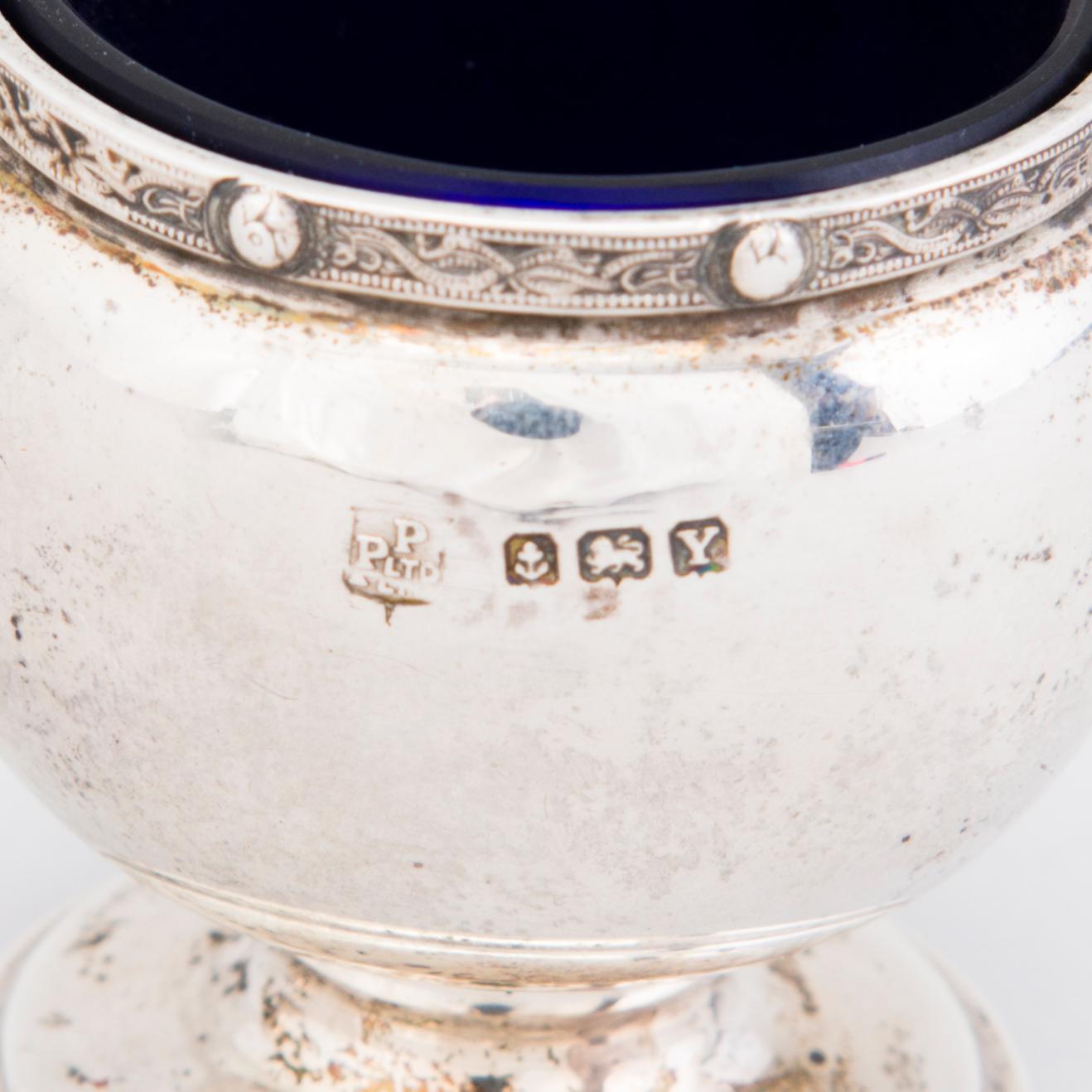 ENGELSKT SILVER, 11 delar, Birmingham och Sheffield, 1900-talets första hälft.