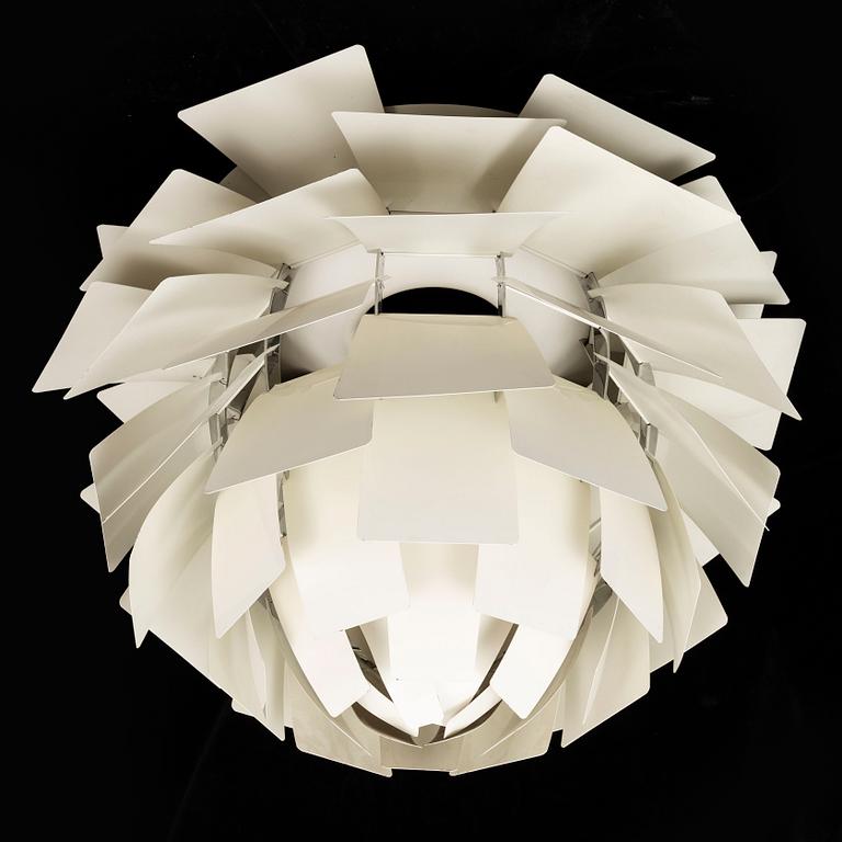 A 'PH Artichoke' ceiling light by Poul Henningsen for Louis Poulsen, Denmark, designed in 1958.