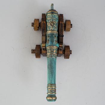 a table cannon by Svensk Metallkonst AB Karlskrona.