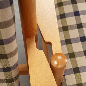 Børge Mogensen, karmstolar ett par, "Tremme hvilestol", Fritz Hansen.