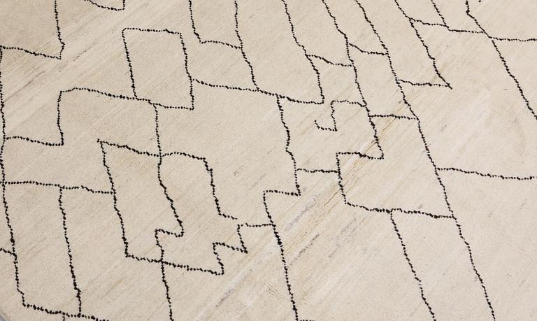 A Moroccan carpet, 293 x 186 cm.