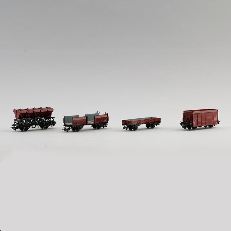 MODELLTÅGSVAGNAR, 20 st, Märklin, Tyskland.