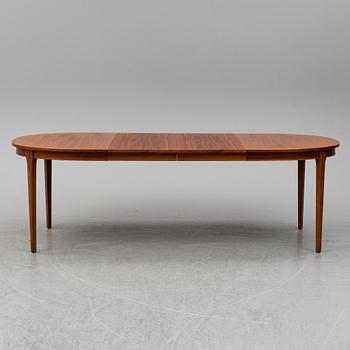 MATBORD, AB Möbelfabriken Linden, Horda, 1960-tal. Två iläggsskivor med sarg medföljer.