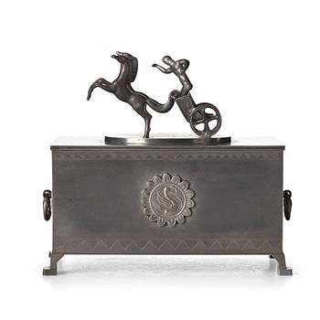 311. Nils Fougstedt, a pewter box for Firma Svenskt Tenn, model A 810, 1929.