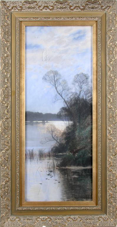 CARL BRANDT, pastell, sign.