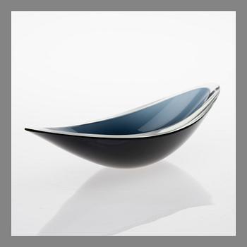 KAJ FRANCK, GLASS SCULPTURE. Lancet. Signed K. Franck, Nuutajärvi Notsjö -55.