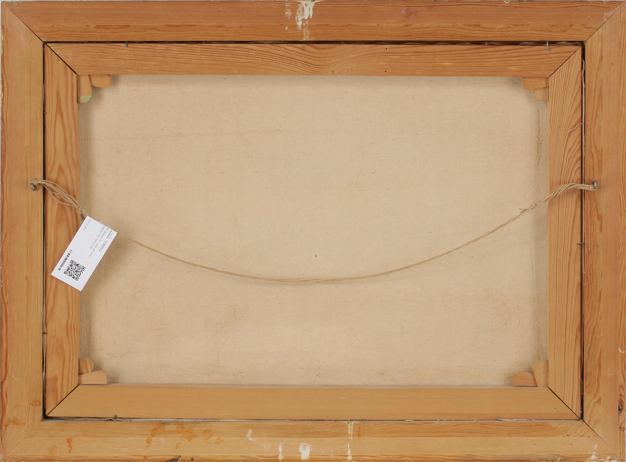 M RINALDI, olja på duk, signerad, 1900-tal.