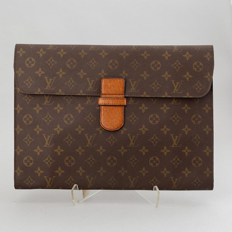 Louis Vuitton, a monogram canvas briefcase.
