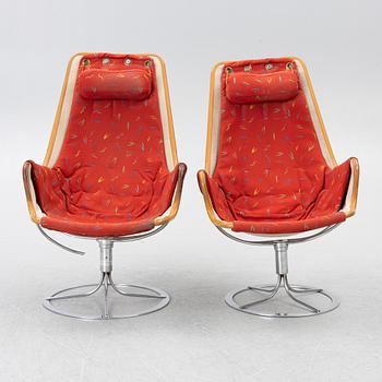 Bruno Mathsson, fåtöljer, ett par, ”Jetson”, 1900-talets andra hälft.