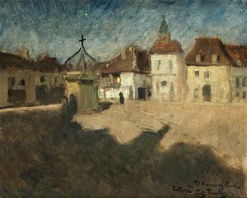 200. Frits Thaulow, Torget i Bretenoux.