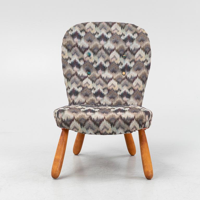 Arnold Madsen, tillskriven, fåtölj ”Muslinge/Clam Chair", 1940/50-tal.