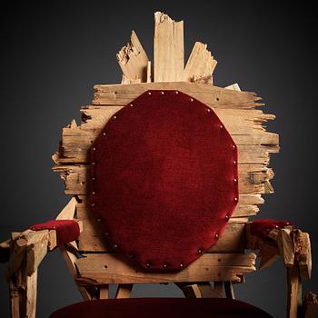 Finn Ahlgren, a unique "Roccoco armchair", Studio Finn Ahlgren 2010.