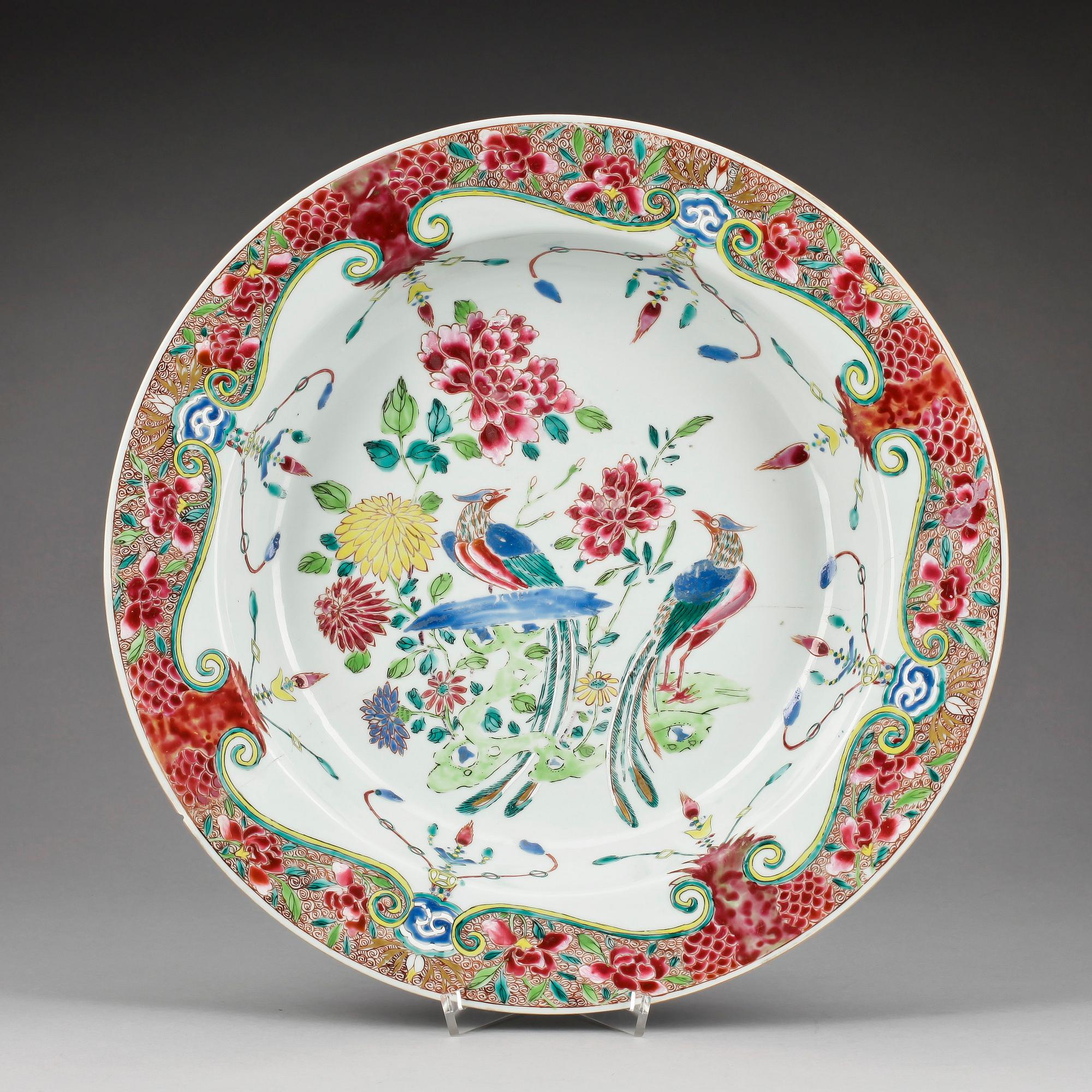 SKÅLFAT, porslin, Qianlong, Kina 1700-tal.