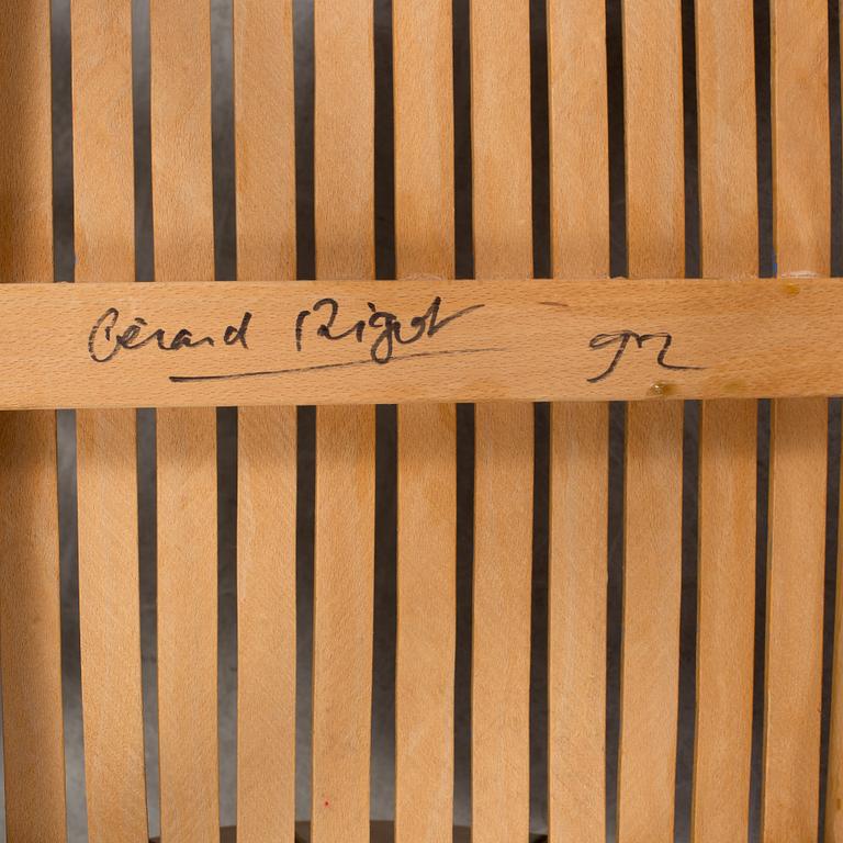 GÉRARD RIGOT, stol, Frankrike, signerad och daterad -92.
