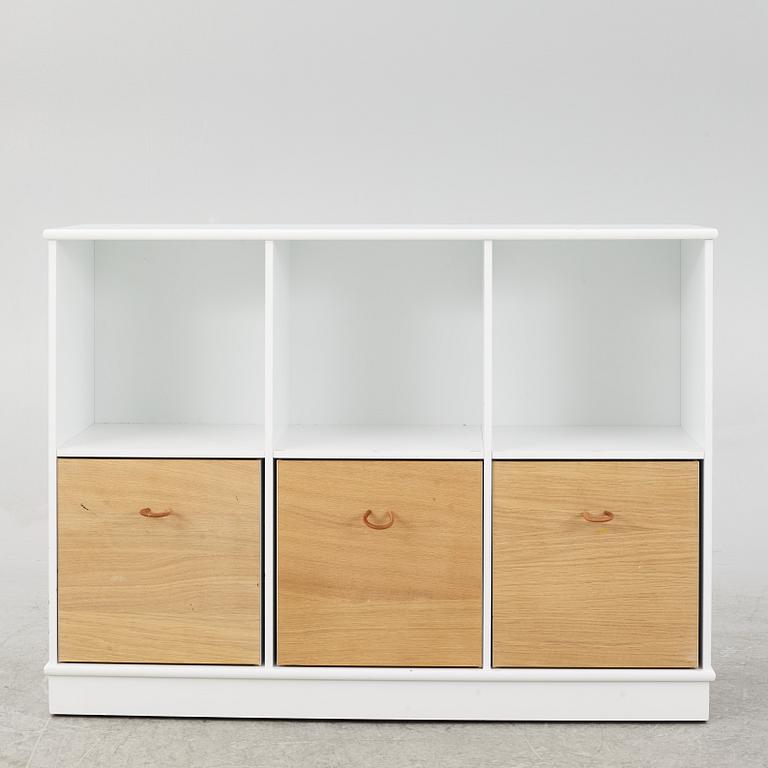 A chest of drawers/bookcase, Oliver Furniture.