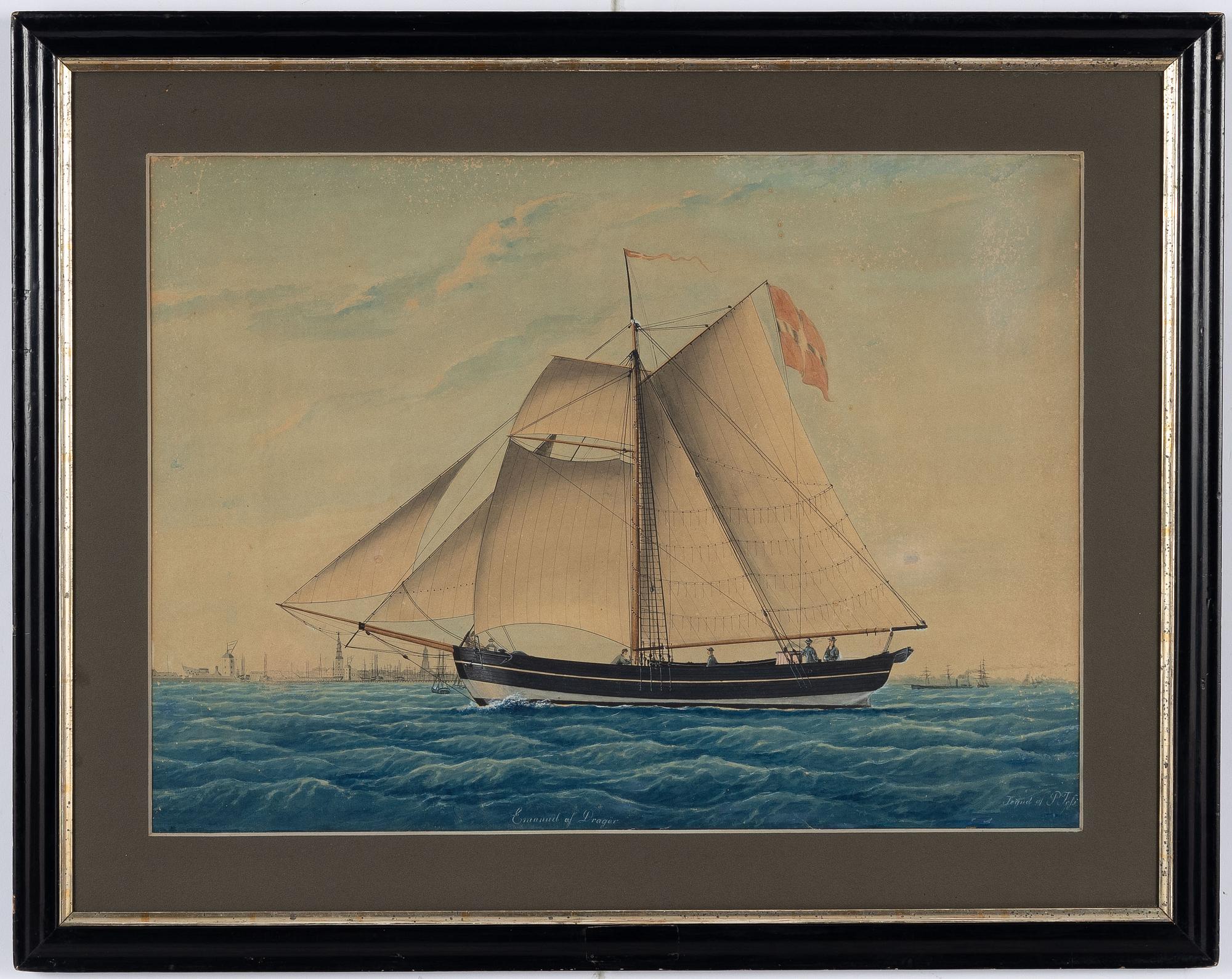 Peder Nielsen Foss, Jagten "Emanuel" af Dragör.