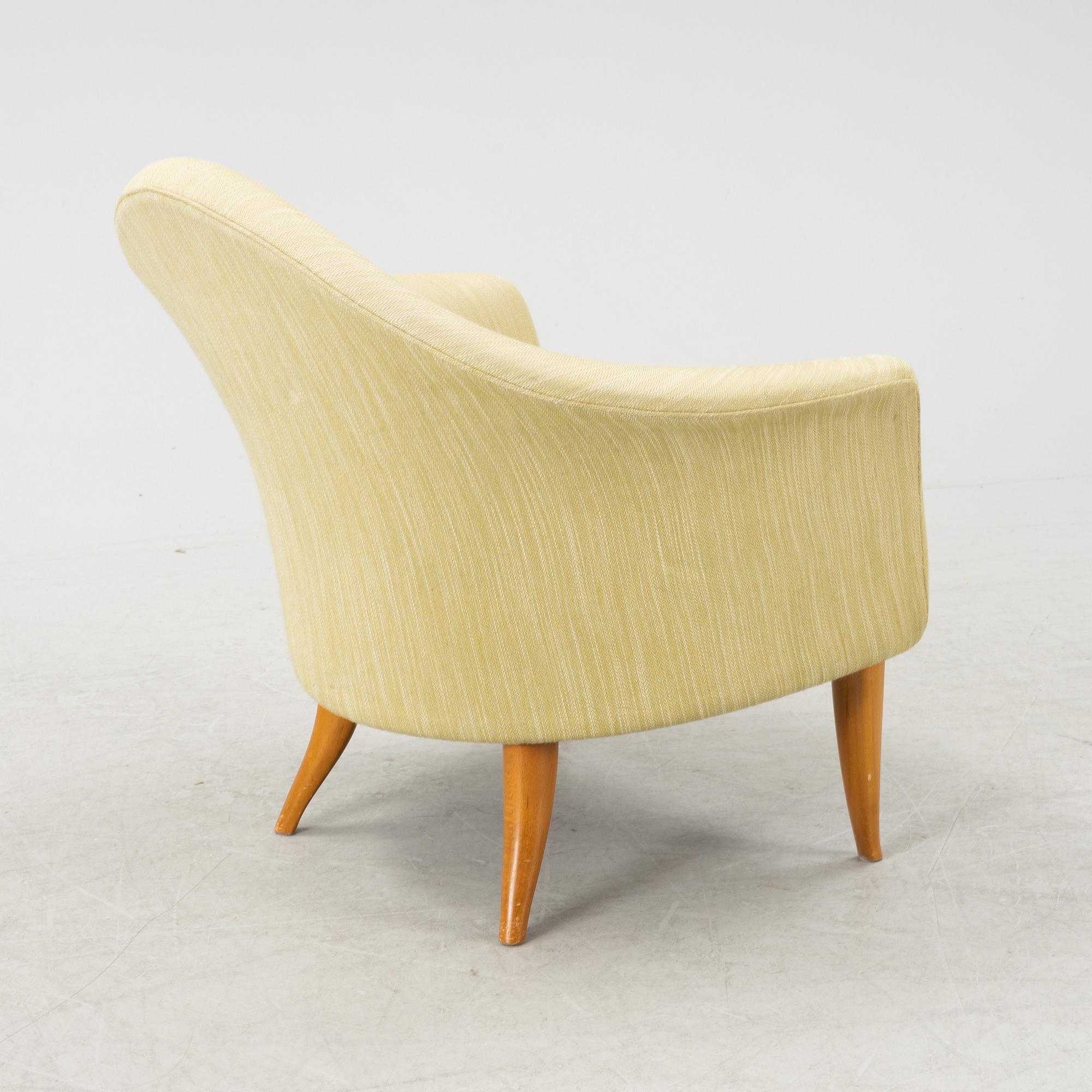 Kerstin Hörlin- Holmquist, fåtölj, ”Lilla Adam” ur Nordiska Kompaniets "Triva"-serie.