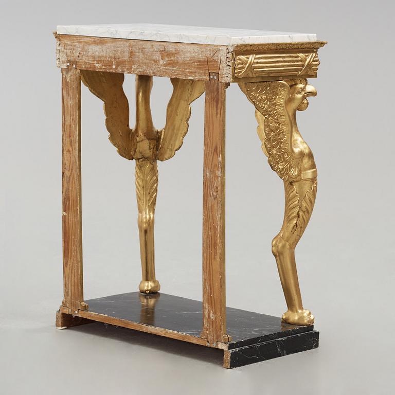 A 19th century Empire console table.