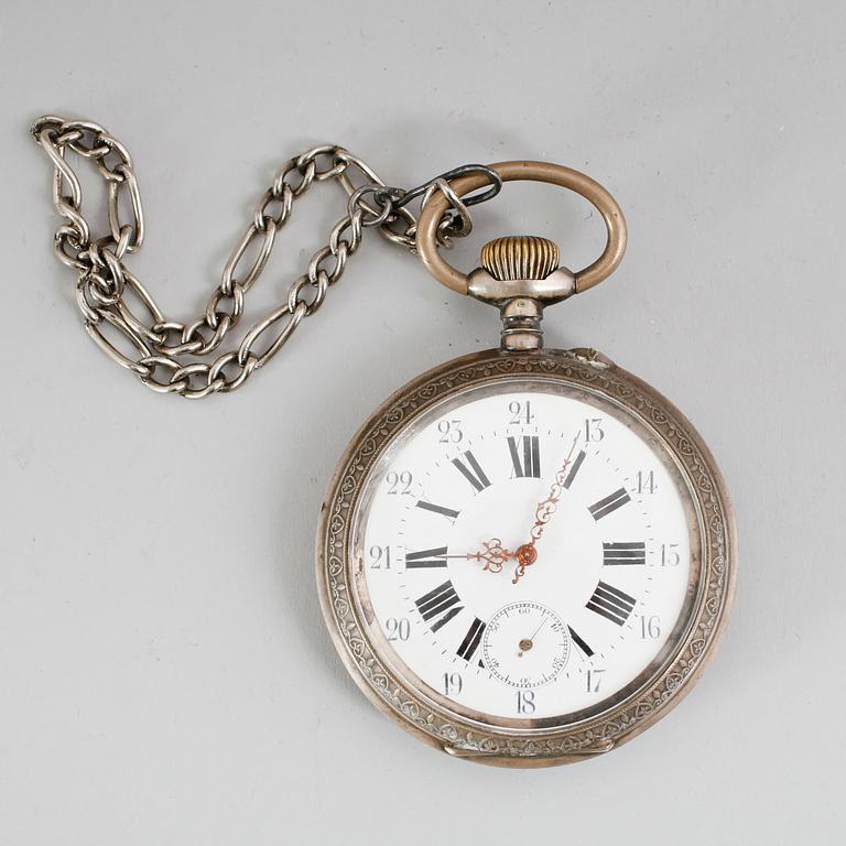 FICKUR, silver, tidigt 1900-tal.