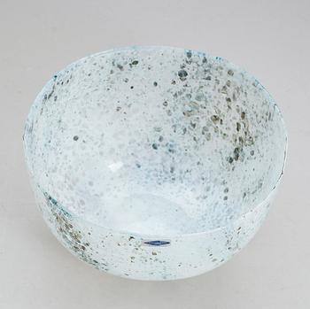 SKÅL, glas, Oivo Toikka, Nuutajärvi, signerad.