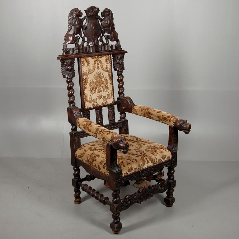 STOL, barockstil, Tyskland 1800-talets slut.