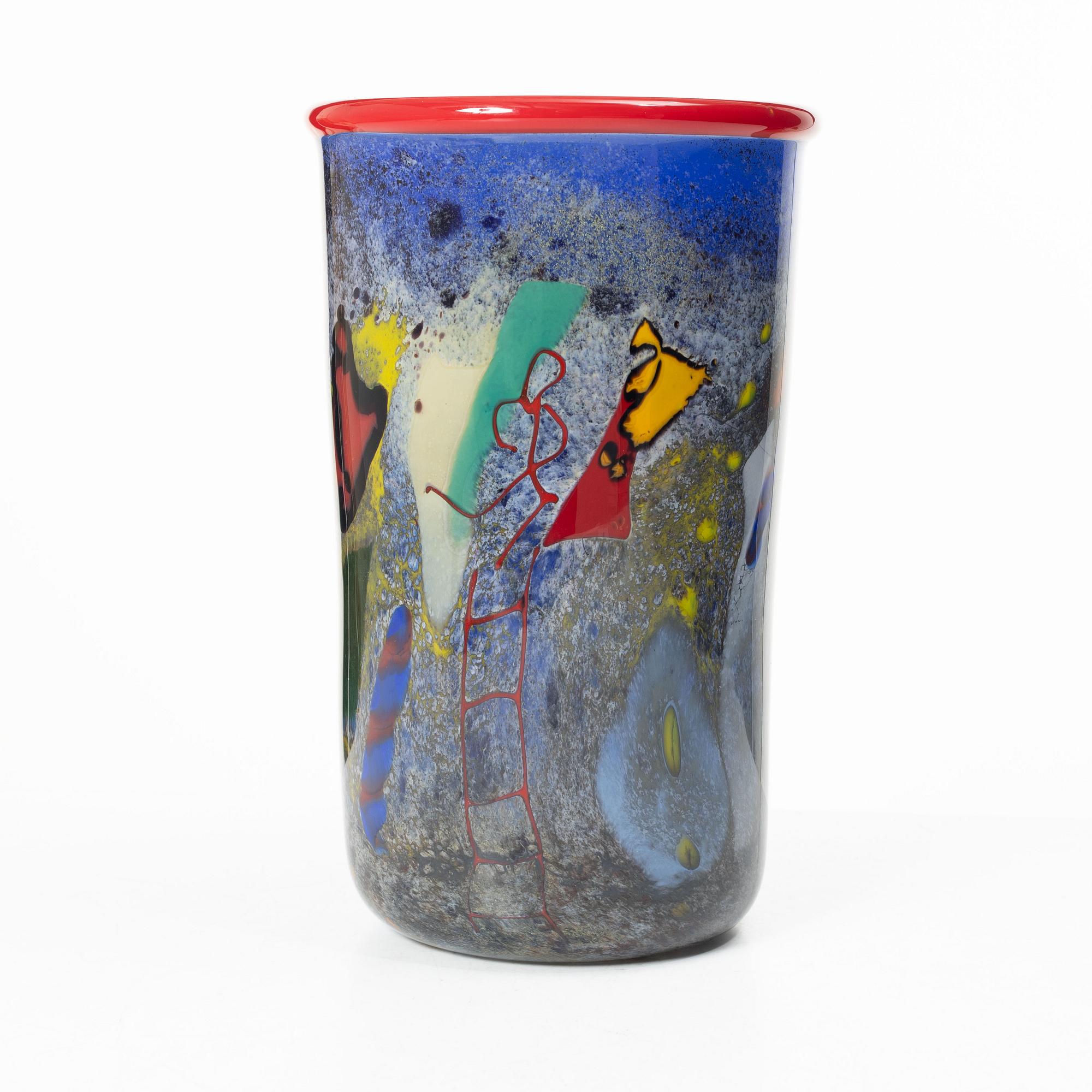 Sven-Åke Carlsson, Vas, glas, Transjö, signerad.