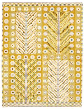 Marianne Richter, A CARPET, "Gula trädet", knotted pile, ca 236,5 x 178,5 cm, signed AB MMF MR.