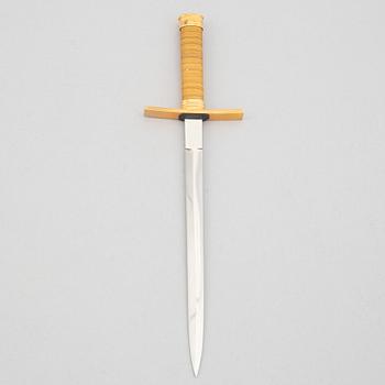 A Swedish Air force officer's dagger, with scabbard.