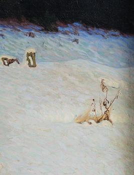 Gunnar Hallström, Jägare vid skogsbrynet.