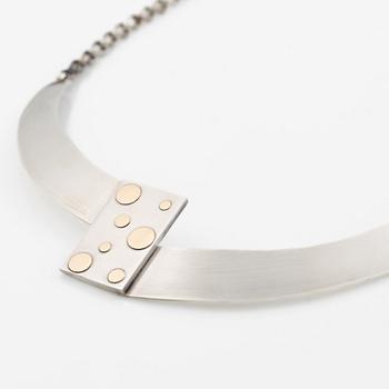 Claes Liljeroth, necklace, sterling silver, Malmö 1994.