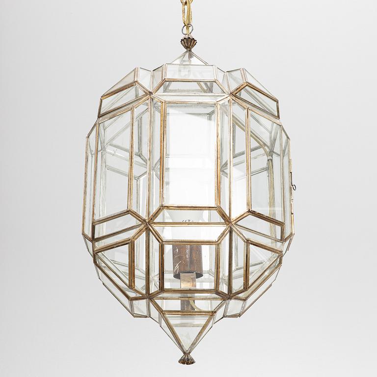 Ceiling lantern, 20th century.