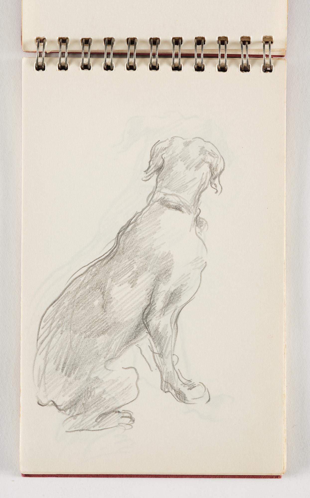 Lotte Laserstein, 10 små skissblock med teckningar.