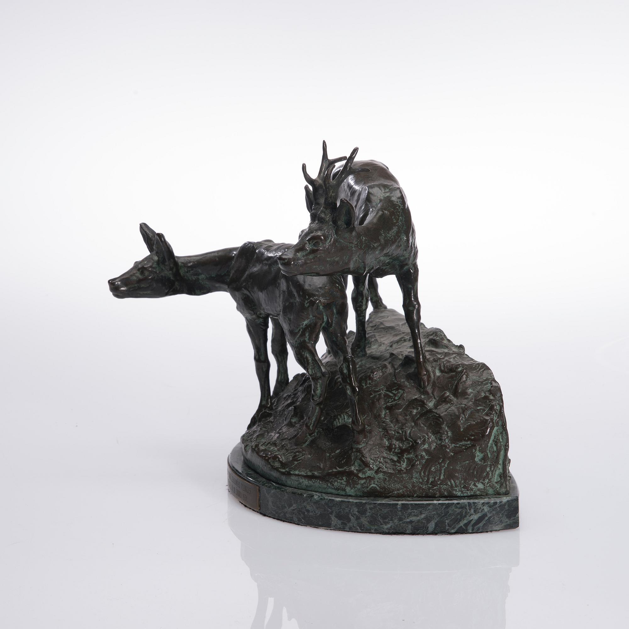 FRANLISCK ROUS, väitetty, veistos, pronssia.