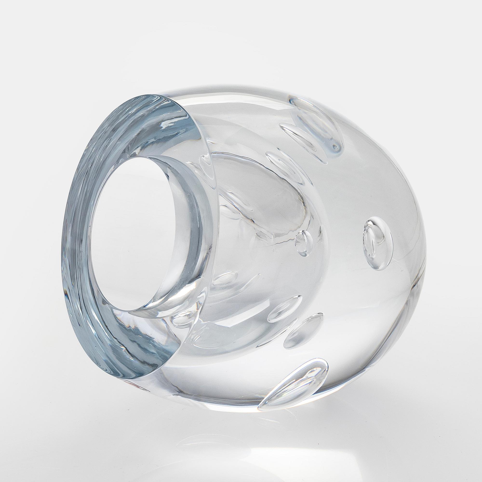 Timo Sarpaneva, glasskulptur, "Claritas", signerad Timo Sarpaneva Iittala 2007.