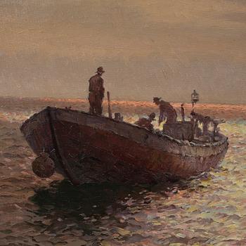EMIL EKMAN, olja på duk, signerad.
