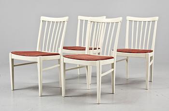 STOLAR, 4 st, "Herrgården", Carl Malmsten, 1900-talets mitt.