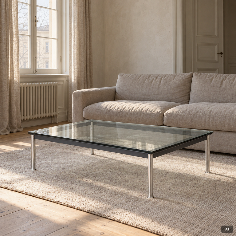Le Corbusier & Charlotte Perriand , soffbord, "LC10 P", Cassina.