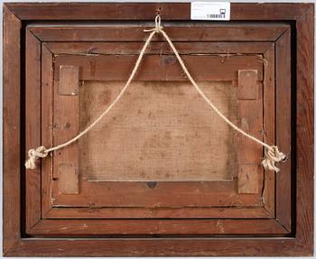 OKÄND KONSTNÄR, olja på duk. 1800-tal.