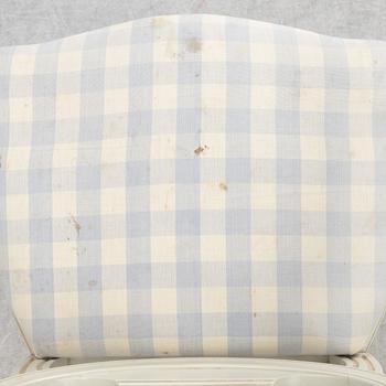 A pair of Gustavian style chairs, second half of the 20th Century.