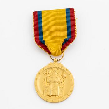 S:t Olofsmedaljen, 18k guld.