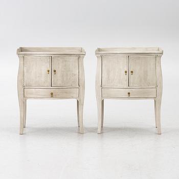 Pair of commodes, Rococo style, late 20th century.