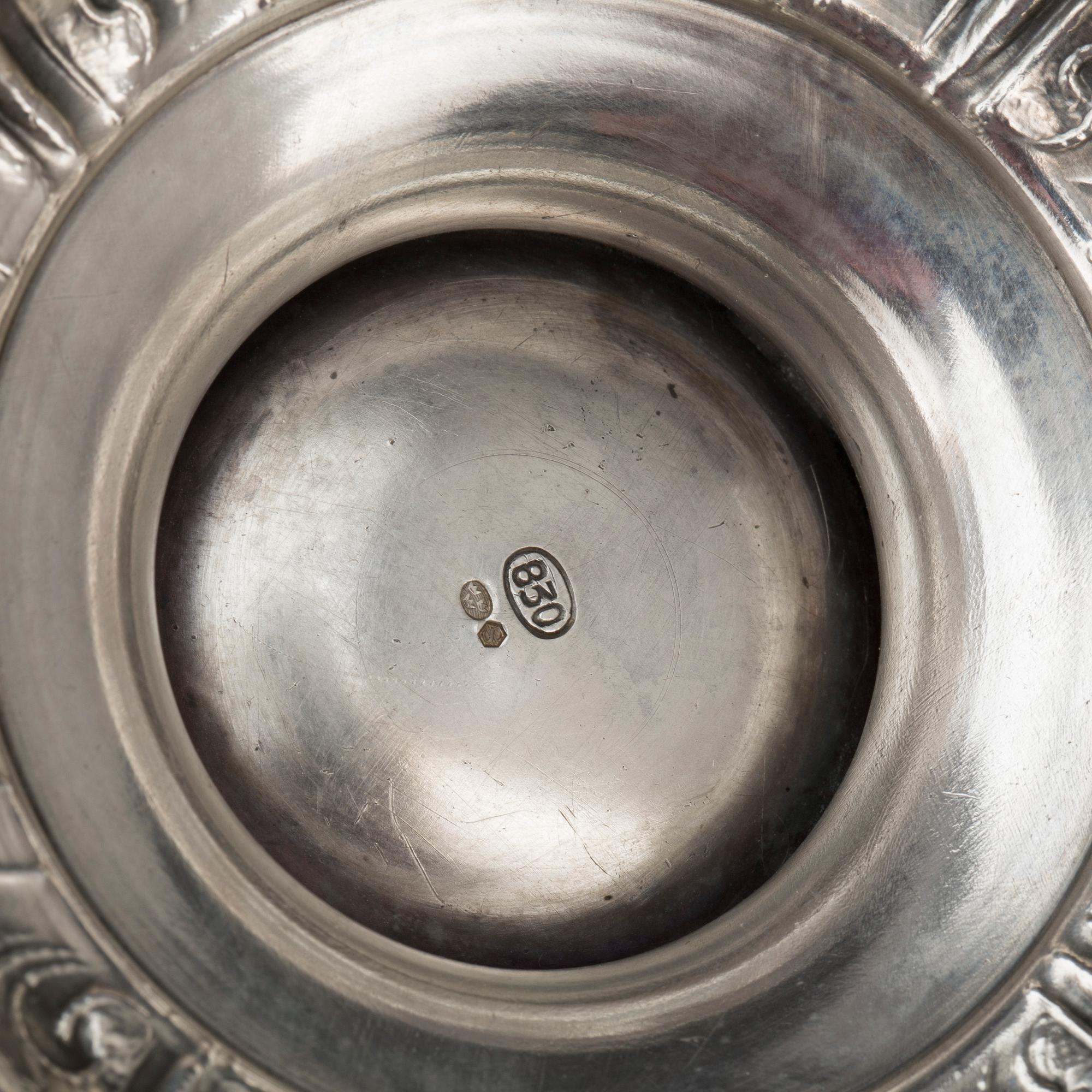 KAFFESERVIS, 3 delar, silver importstämplar, vikt ca 920 g.