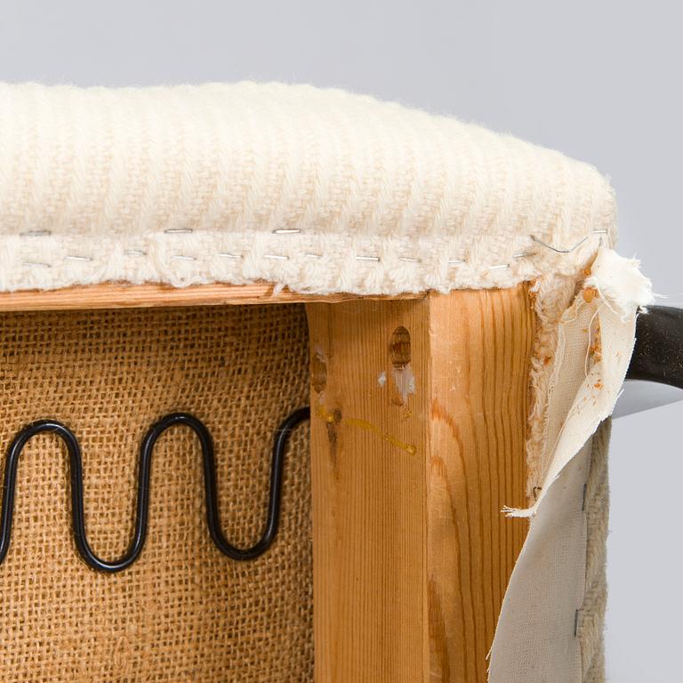 Alvar Aalto, fåtölj, "Tank chair" modell 400, Artek, 1970-tal.