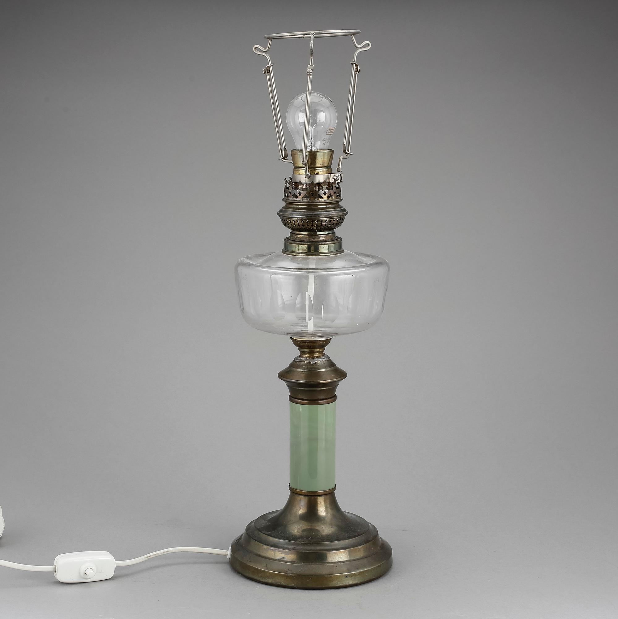 BORDSLAMPA, tidigt 1900-tal.