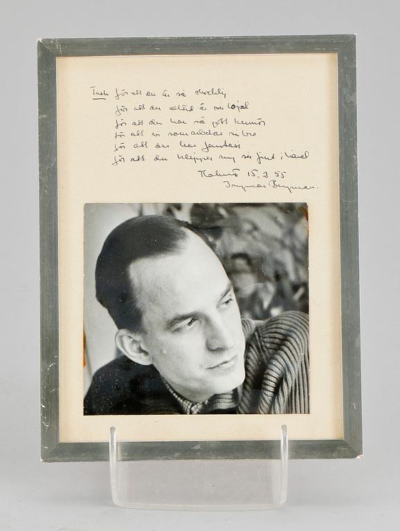 FOTOGRAFI, föreställande Ingmar Bergman.
