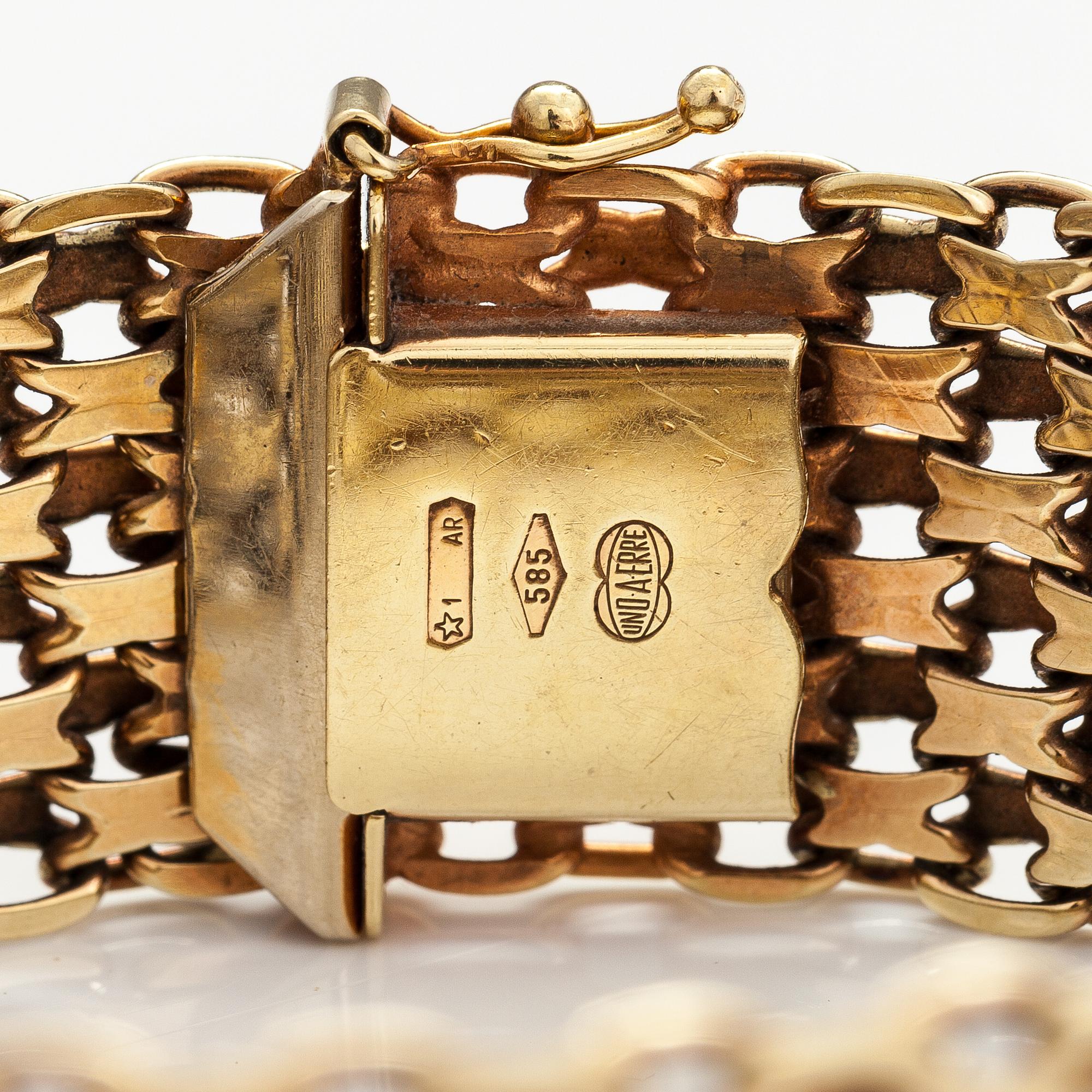 Unoaerre gold bracelet outlet