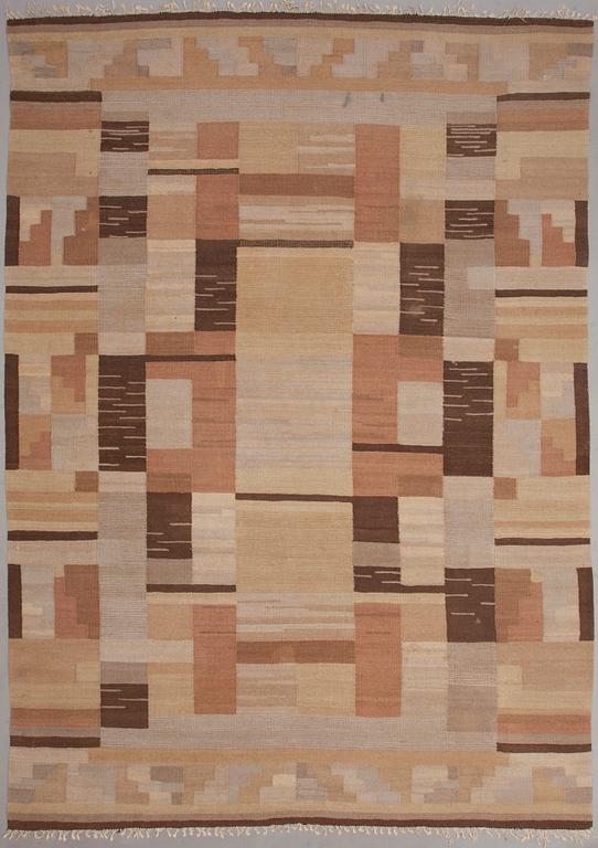 Greta Skogster-Lehtinen, A 1930s Finnish flat weave carpet.