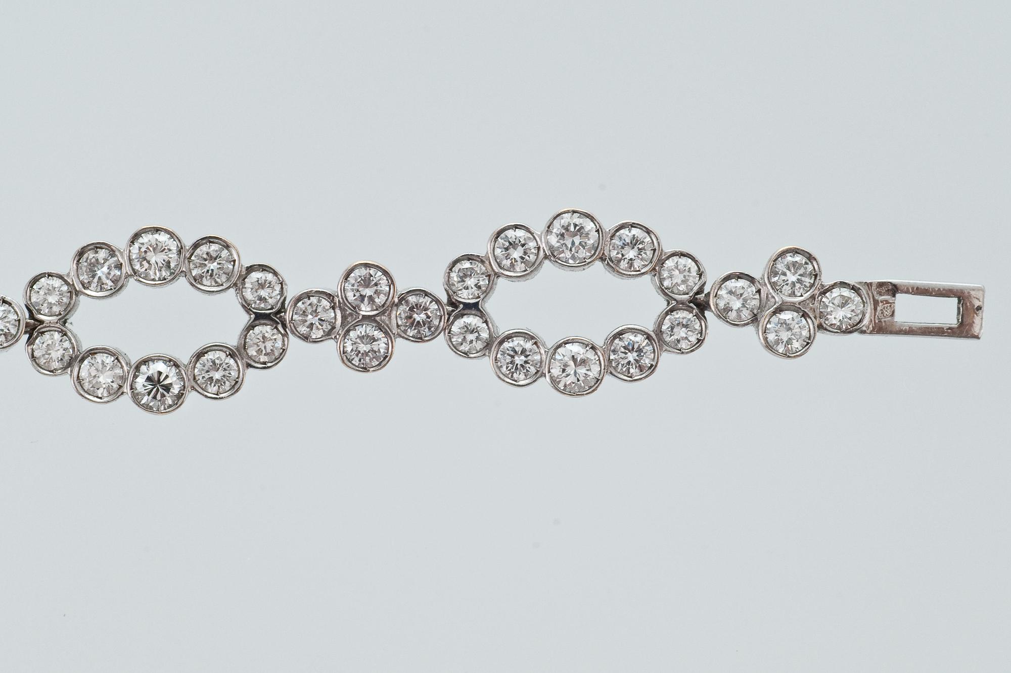 A DIAMOND BRACELET.